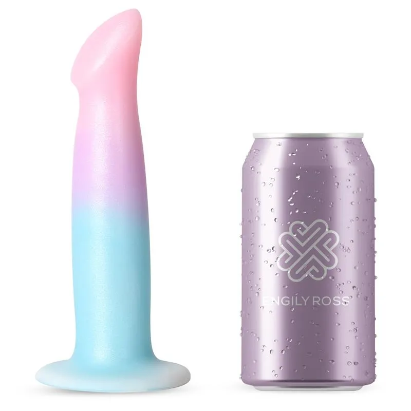 Värisevä dildo imukupilla, väriliuku, 17 cm | Noks.fi