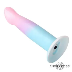 Värisevä dildo imukupilla, väriliuku, 17 cm | Noks.fi