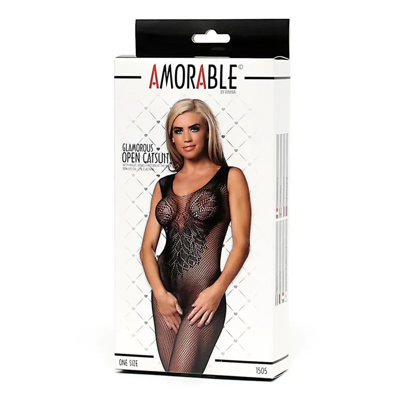 AMORABLE bodystocking avoimella haaralla