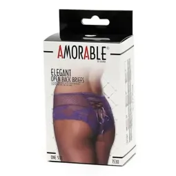 AMORABLE korsettityyliset pitsialushousut, violetti