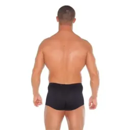 AMORABLE mustat shortsit vetoketjuilla, One Size