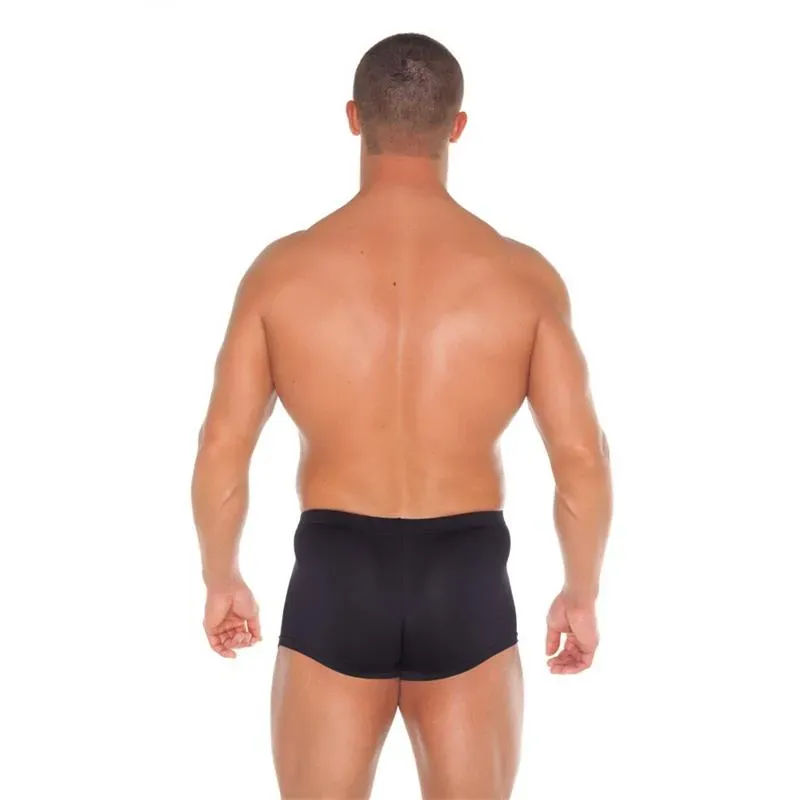AMORABLE mustat shortsit vetoketjuilla, One Size