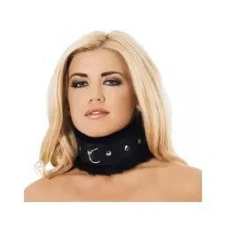 BONDAGE PLAY Collar LUX Faux Fur kaulapanta