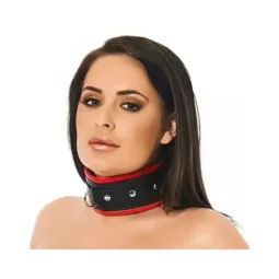 BONDAGE PLAY Collar LUX nahkainen kaulapanta