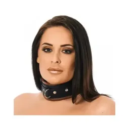 BONDAGE PLAY Collar LUX nahkainen kaulapanta