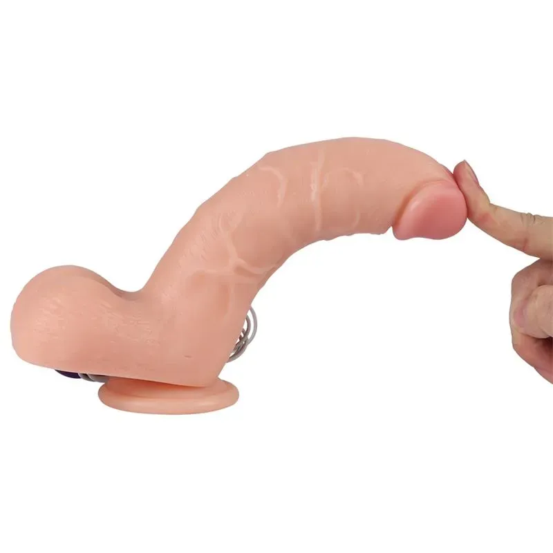 SHEQU Adam realistinen vibraattori 21 cm kaukosäätimellä