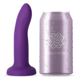 Väriä vaihtava dildo, violetista pinkiksi, 14 cm | Noks.fi