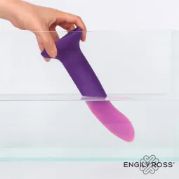 Color Changing Dildo Purple to Pink Size S 14 cm