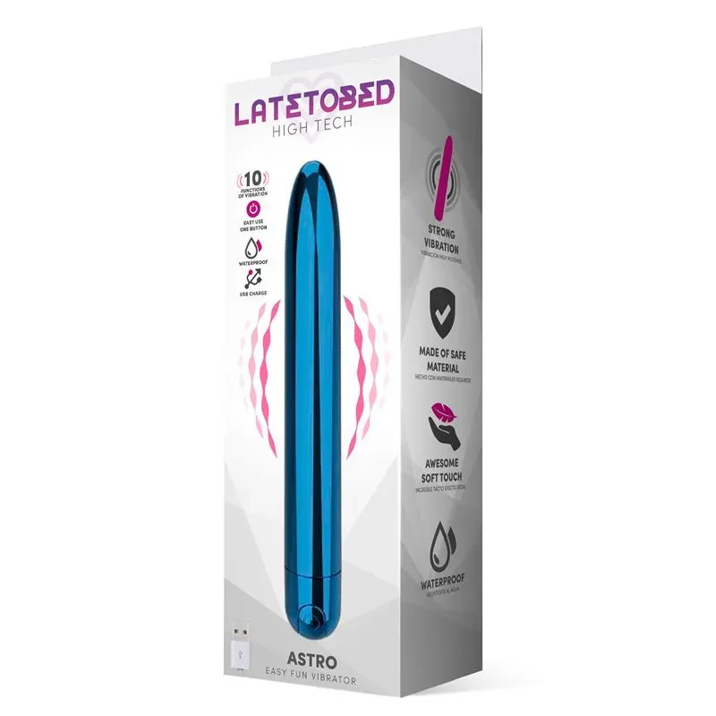 LATETOBED Astro Vibe vibraattori 18,5 cm, sininen