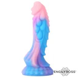 Pimeässä hohtava lohikäärmedildo, 18 cm | Noks.fi