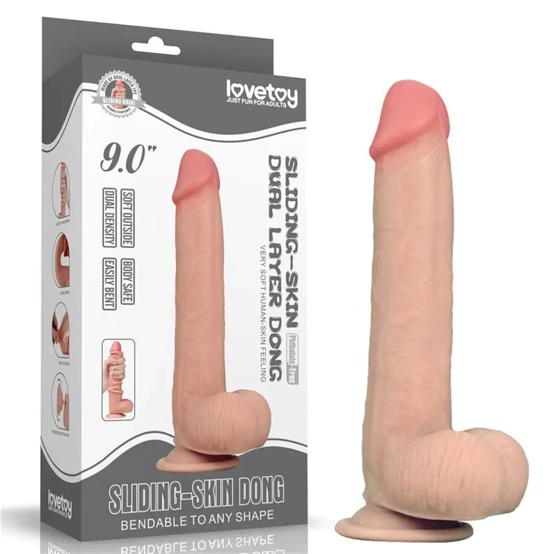 LOVETOY Sliding Dildo 9 realistinen dildo