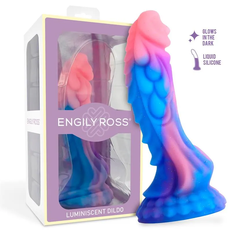 Luminiscent "Dragon" Shaped Dildo 18 cm