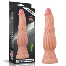 LOVETOY Dildo Nature 9.5 Dual Layer silikonidildo
