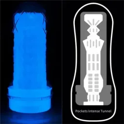 LOVETOY Lumino masturbaattori, sininen hohde