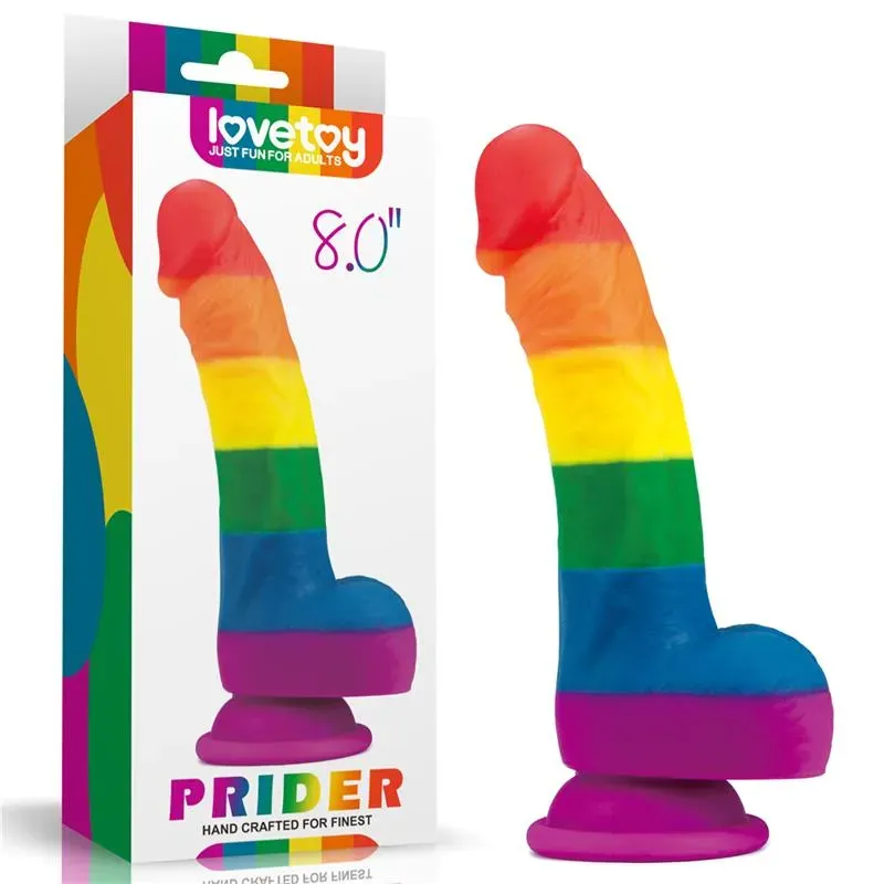 LOVETOY Prider 8 silikonidildo