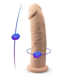 SILEXD Dual Density Mod. 2 - 9 realistinen dildo