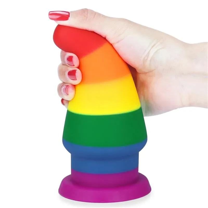 LOVETOY Prider 6 LGBT anaalitappi silikonista