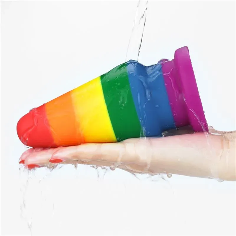 LOVETOY Prider 6 LGBT anaalitappi silikonista