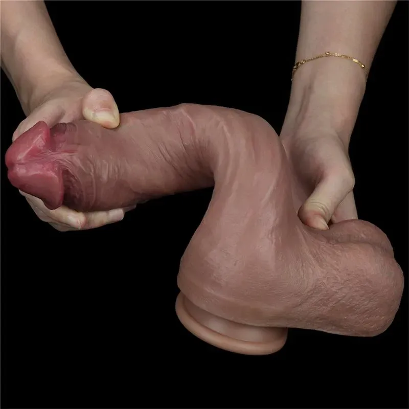 LOVETOY Dildo Nature 10.5 Dual Layer silikonidildo