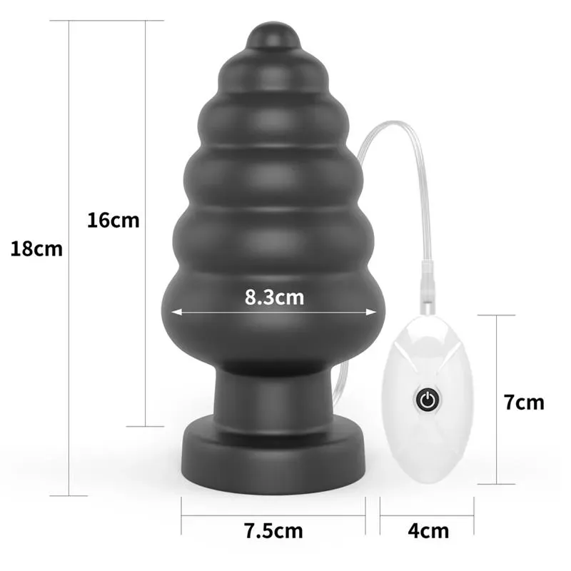 LOVETOY King Sized 7 värisevä anaalitappi