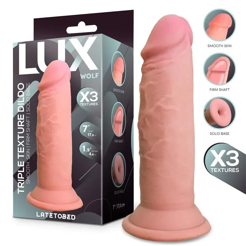 LUX Wolf Triple Density 7 realistinen dildo