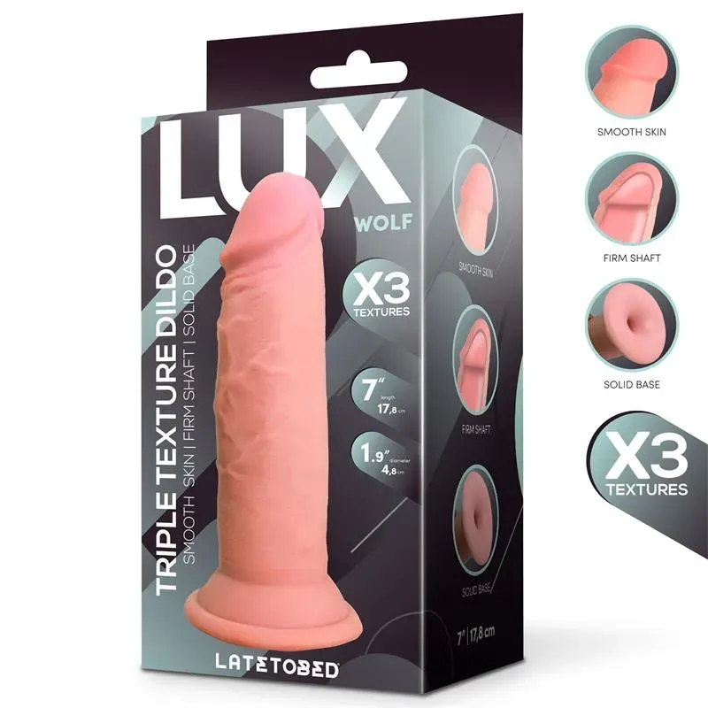 LUX Wolf Triple Density 7 realistinen dildo