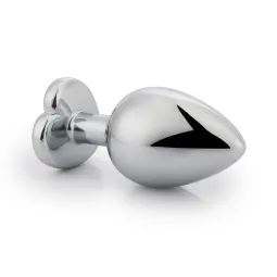 Heart Shaped Butt Plug Purple Lavender Size S