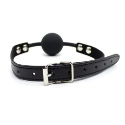 Reguleeritav silikoonist pall-suukate 4 cm, must