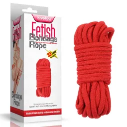 Bondage-köis Soft Red 10 m