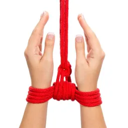 Bondage-köis Soft Red 10 m