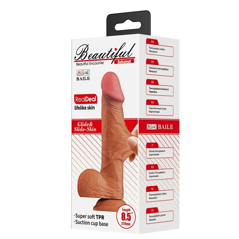 BAILE realistinen dildo imukupilla