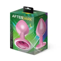 AFTERDARK anaalitappi L pinkillä kivellä
