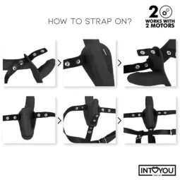 INTOYOU BDSM LINE Jordan vibra-sträppi