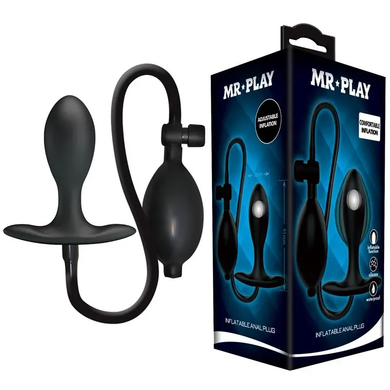 MR PLAY täytettävä anaalitappi silikonia