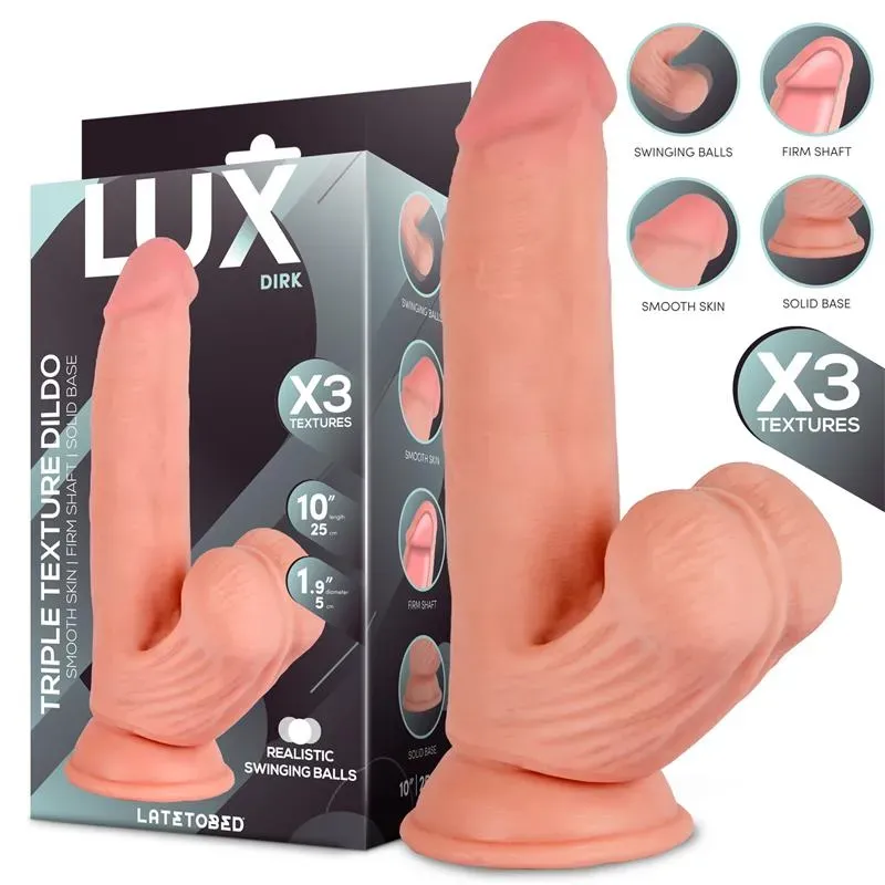 LUX Dirk Triple Density realistinen dildo 25 cm