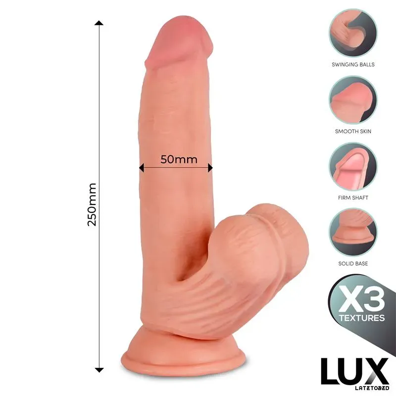 LUX Dirk Triple Density realistinen dildo 25 cm