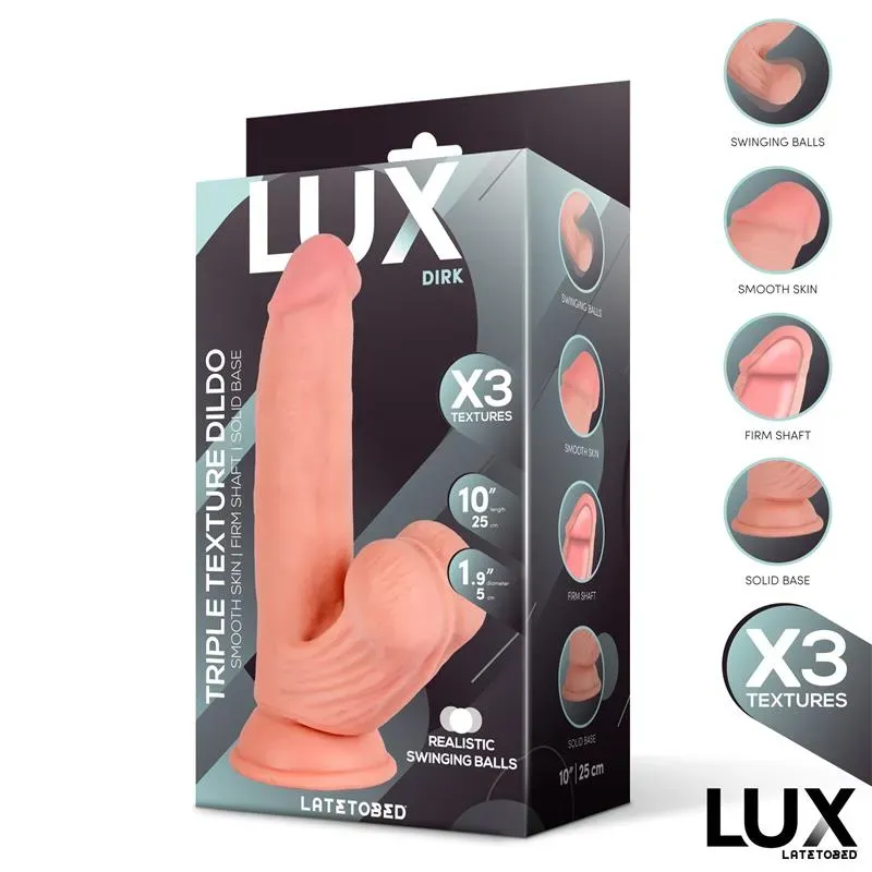 LUX Dirk Triple Density realistinen dildo 25 cm