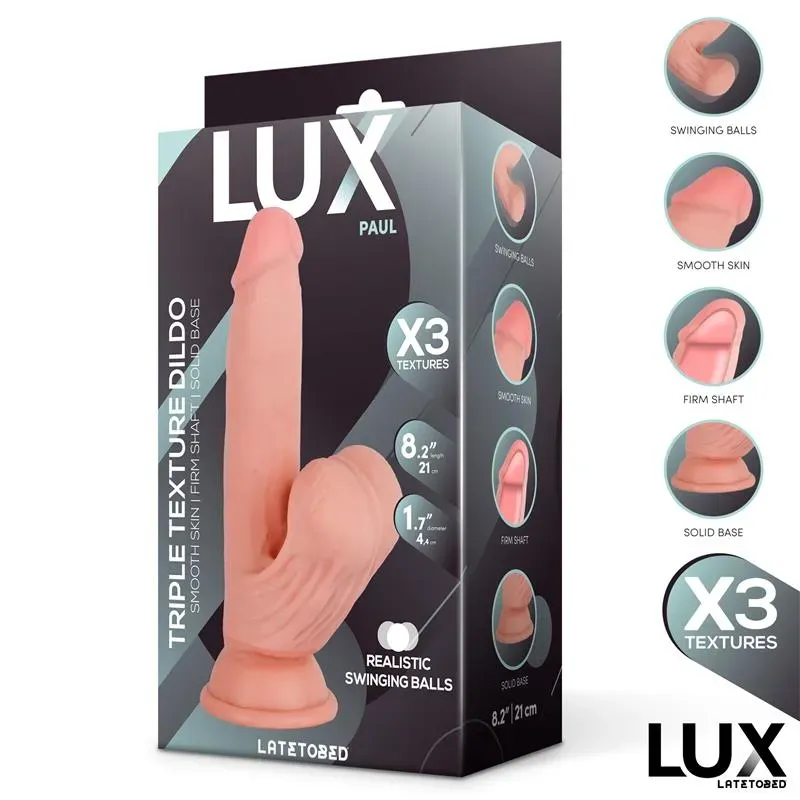 LUX Paul Triple Density realistinen dildo 21 cm