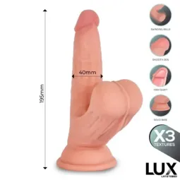 LUX Lars Triple Density realistinen dildo 19,5 cm