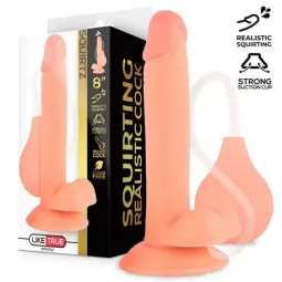 LIKETRUE Squirtz realistinen dildo 20,3 cm