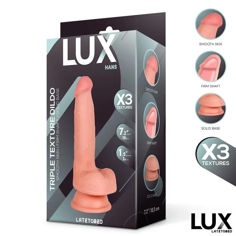 LUX Hans Triple Density realistinen dildo 7.2