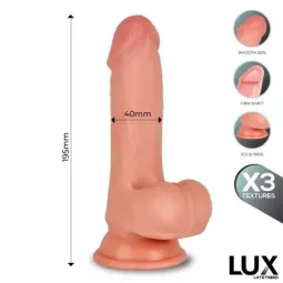 LUX Brant Triple Density realistinen dildo 19,5 cm