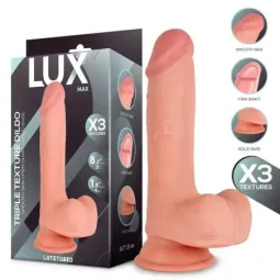 LUX Max Triple Density realistinen dildo 21 cm