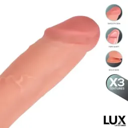 LUX Max Triple Density realistinen dildo 21 cm