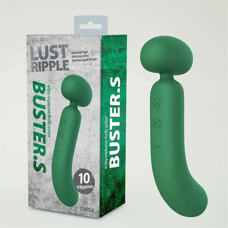 CHISA Buster S wand-vibraattori, nestesilikoni