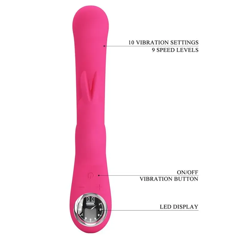 PRETTYLOVE Lamar rabbit-vibraattori, pinkki