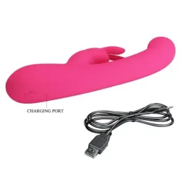 PRETTYLOVE Lamar rabbit-vibraattori, pinkki
