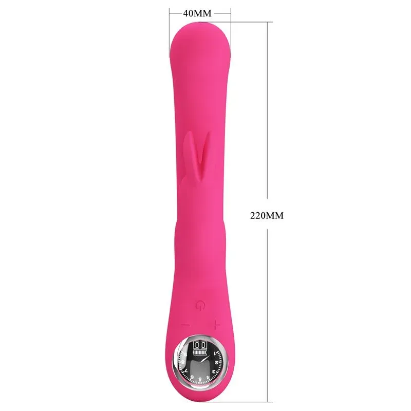 PRETTYLOVE Lamar rabbit-vibraattori, pinkki