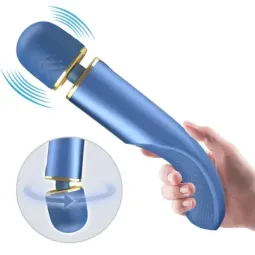 PRETTYLOVE Vibrating Wand hierontalaite, sininen
