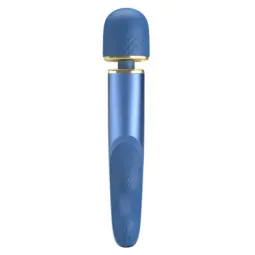 PRETTYLOVE Vibrating Wand hierontalaite, sininen